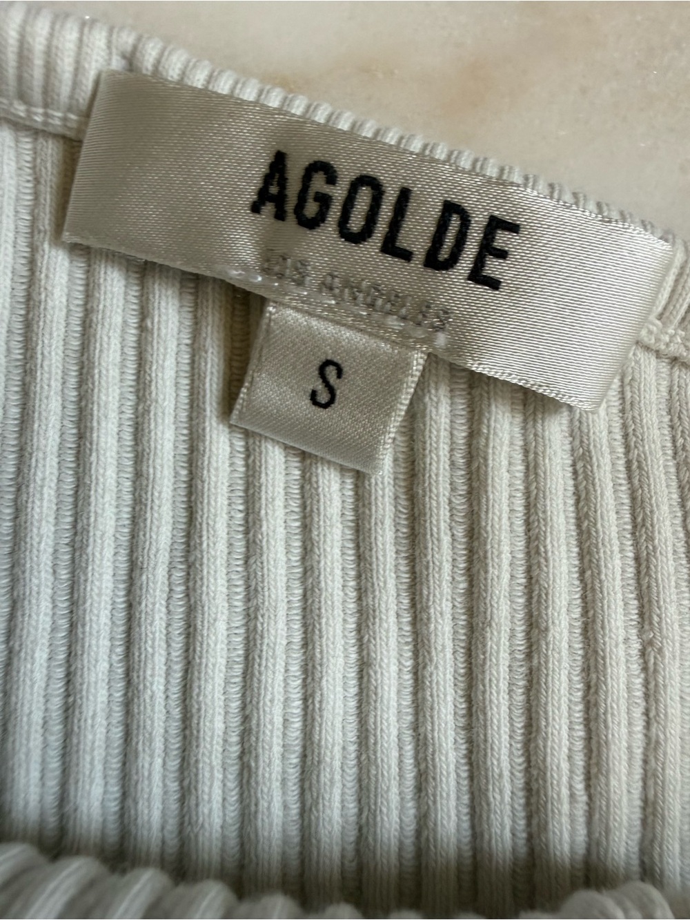 Goldie Ribbed Tank Top - Women's Classic Scoop Neck never worn - Picture 2 of 3